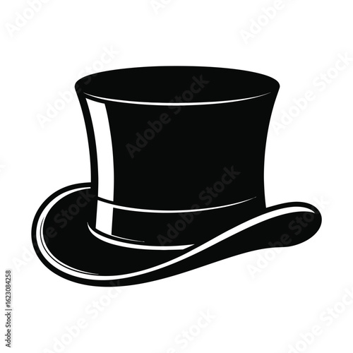 Classic Top Hat Silhouette