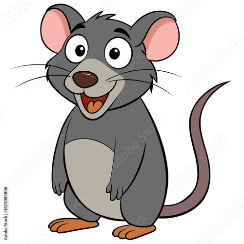 cartoon mouse with cheese