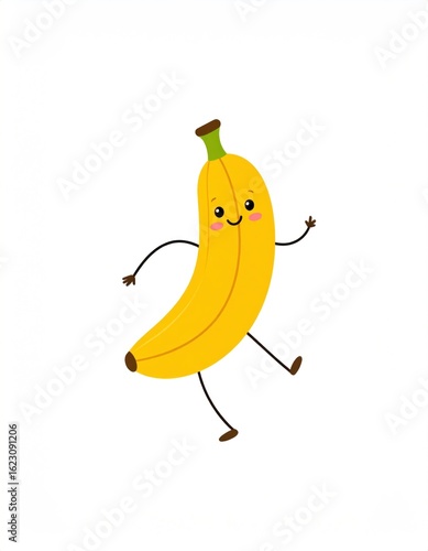 Cute cartoon banana