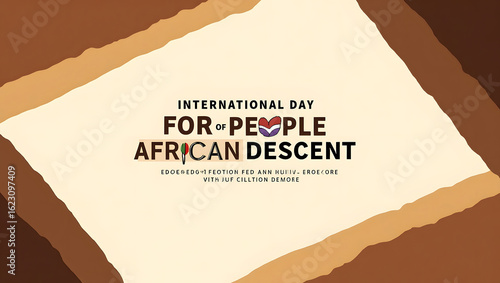 International Day for People of African Descent Poster with Inclusive Design