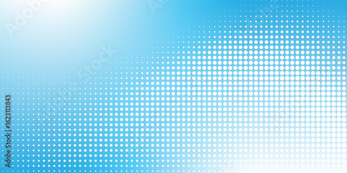 Wallpaper Mural Colorful abstract background with white and blue color, halftone effect, dot pattern. Vector illustration. Eps 10 Torontodigital.ca
