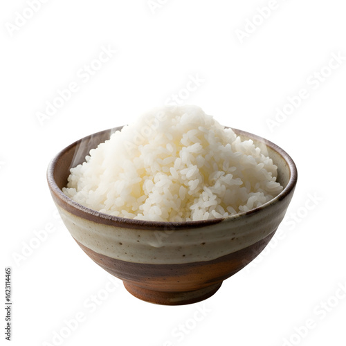 Wallpaper Mural Steaming bowl of white rice isolated on transparent background Torontodigital.ca