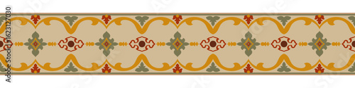 Decorative frame, abstract carpet, native pattern