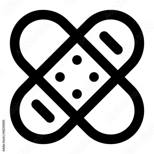 bandage icon for illustration