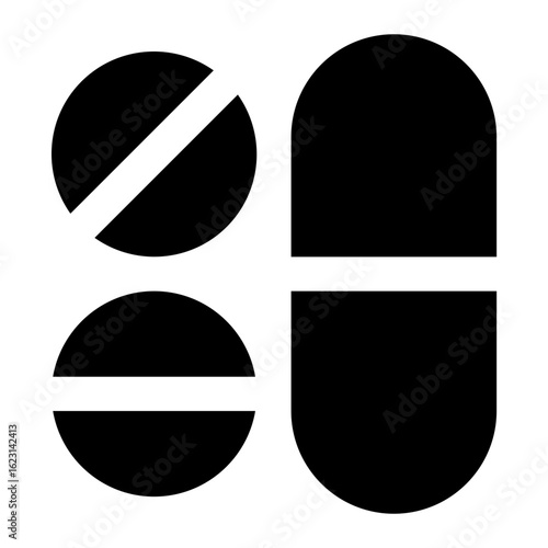 drugs icon for illustration