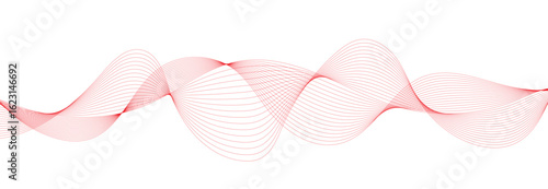 abstract background with rec waves