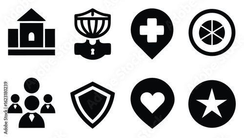 Outline Video Icon Set