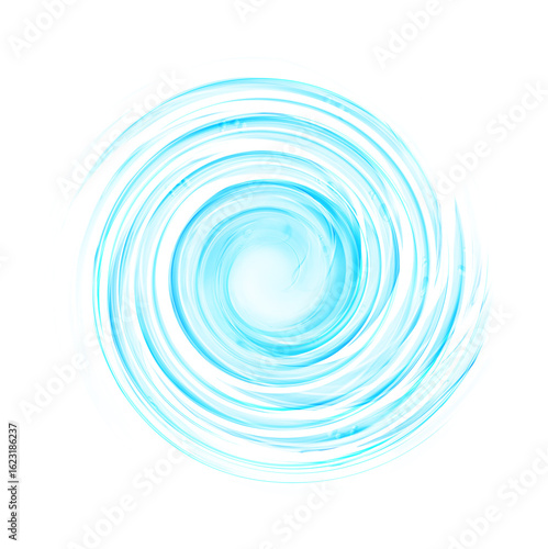 water tornado spinning into a blue tornado