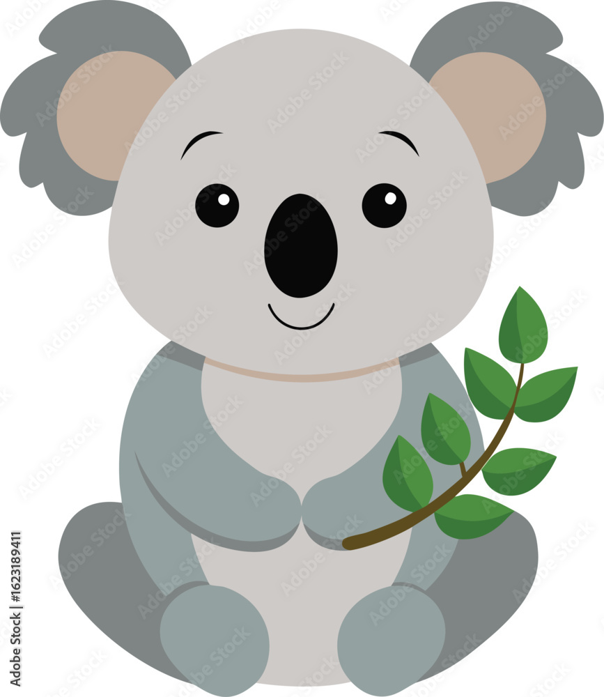 Fototapeta premium Koala AIzaSyAYe Illustration