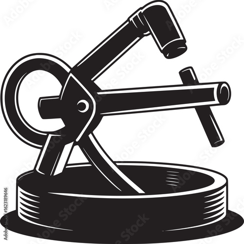 Pipe Bending Machine Illustration