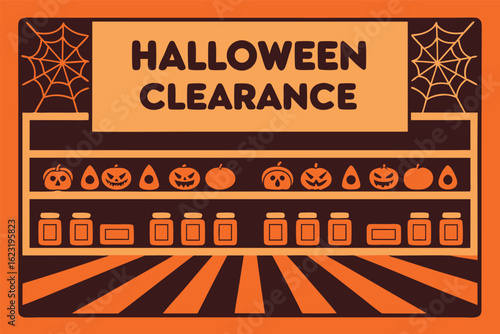 Spooky halloween clearance sale display pumpkins jackolantern