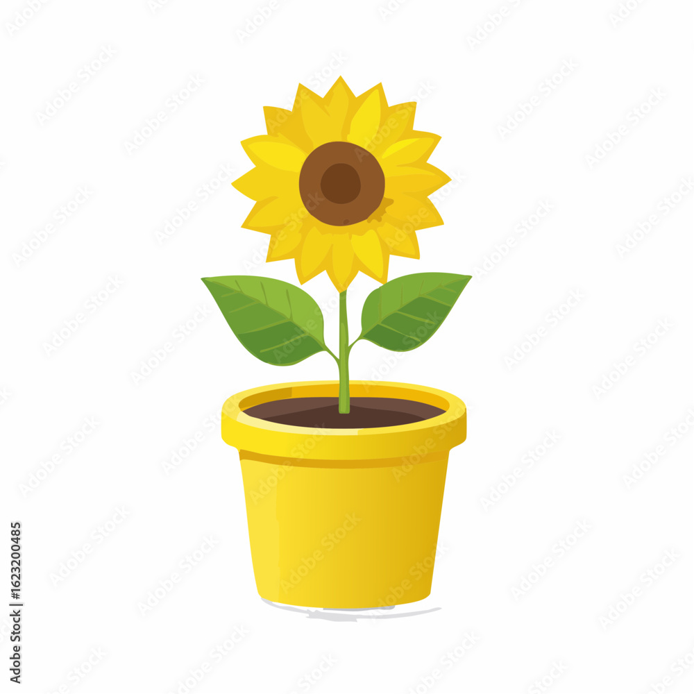 Obraz premium Vektor Sonnenblume