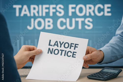 Tariffs impact business operations as job cuts become necessary, highlighting effect on employees facing layoffs