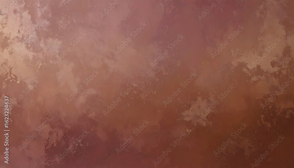 Fototapeta premium Abstract background with painted texture in shades of brown, pink, and beige.