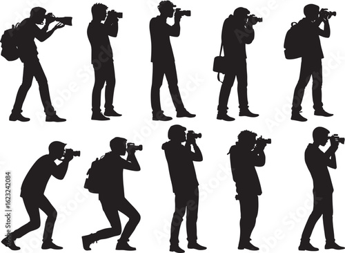 Stunning Photographer Man Silhouette - Perfect for Creative Photography Projects