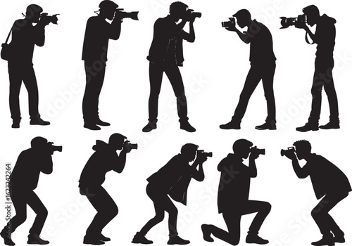Stunning Photographer Man Silhouette - Perfect for Creative Photography Projects