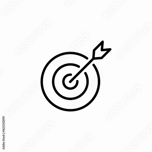 center target icon sign vector