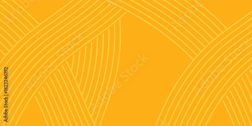 Pasta background, spaghetti abstract geometric pattern. Macaroni yellow poster.
