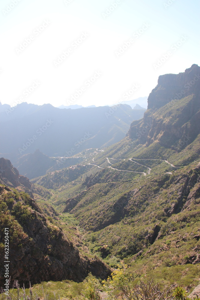 Naklejka premium view from the mountain
