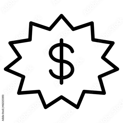 Sale Badge  Icon Element For Design