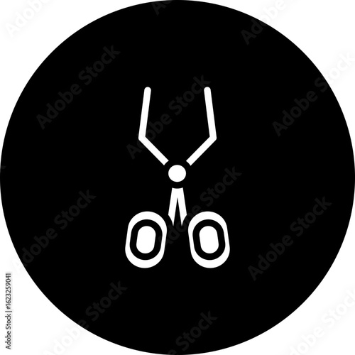 Tongs Vector Icon Design