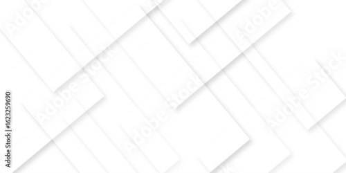 white background with faint geometric lines featuring intersecting patterns. white and grey glossy squares, abstract tech banner design. Graphic design element stripes concept for web, flyer. 