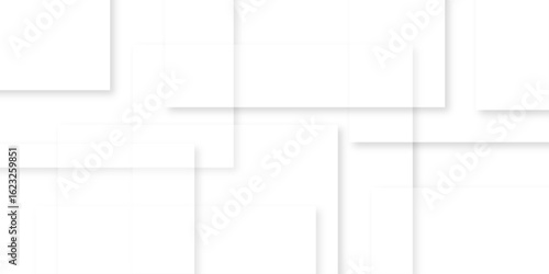 white background with faint geometric lines featuring intersecting patterns. white and grey glossy squares, abstract tech banner design. Graphic design element stripes concept for web, flyer. 