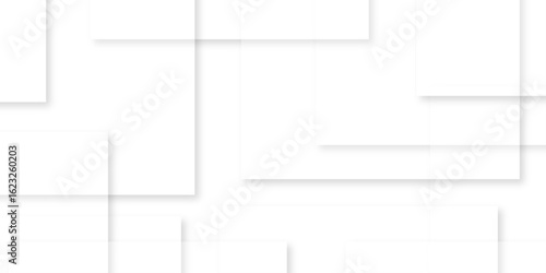 white background with faint geometric lines featuring intersecting patterns. white and grey glossy squares, abstract tech banner design. Graphic design element stripes concept for web, flyer. 