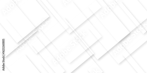 white background with faint geometric lines featuring intersecting patterns. white and grey glossy squares, abstract tech banner design. Graphic design element stripes concept for web, flyer. 