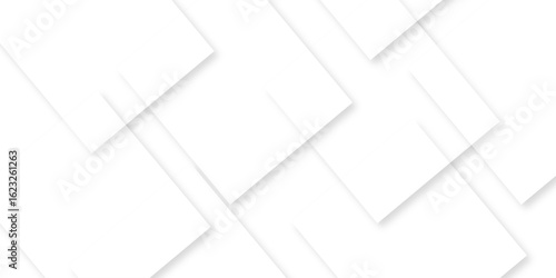 white background with faint geometric lines featuring intersecting patterns. white and grey glossy squares, abstract tech banner design. Graphic design element stripes concept for web, flyer. 