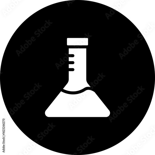 Erlenmeyer Vector Icon Design