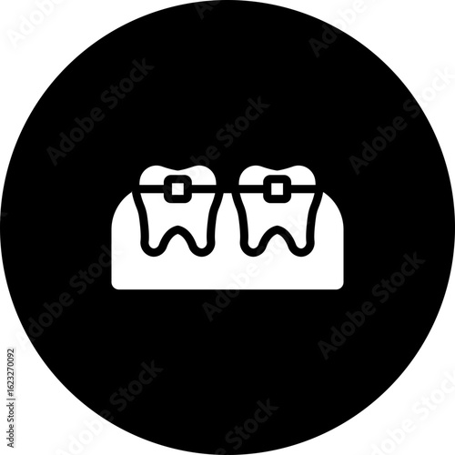 Braces Vector Icon Design