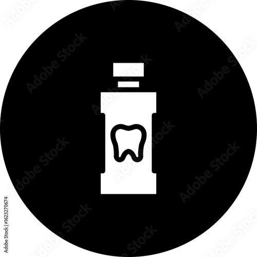 Mouthwash Vector Icon Design