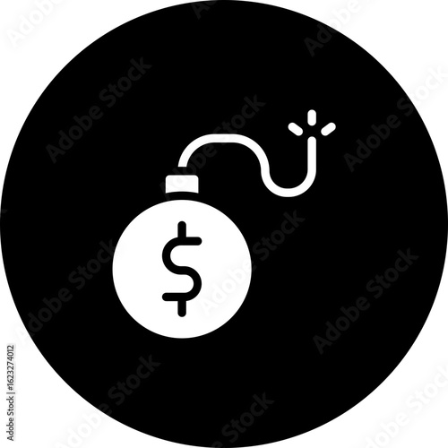 Debt Vector Icon Design