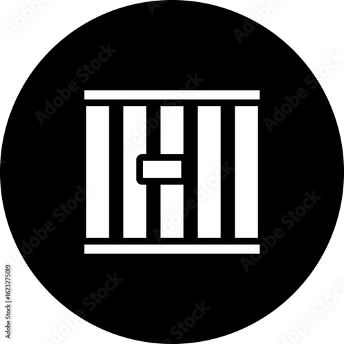 Jail Vector Icon Design