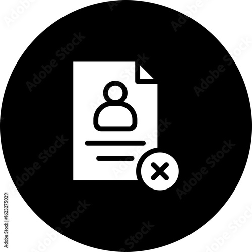 Blaklist Vector Icon Design