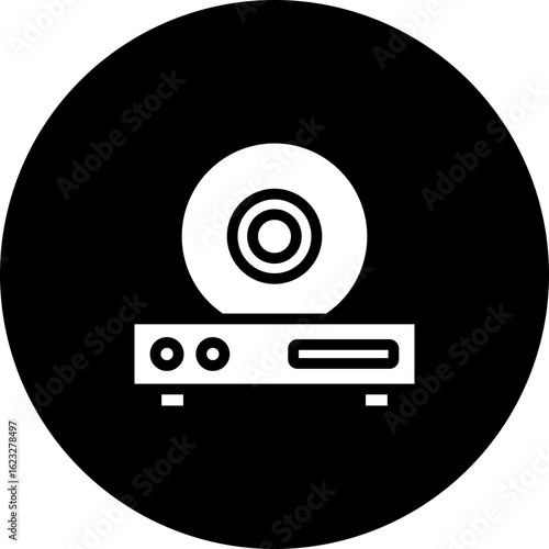 Cd Rom Vector Icon Design