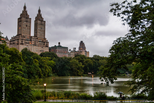 Peaceful Central Park pond