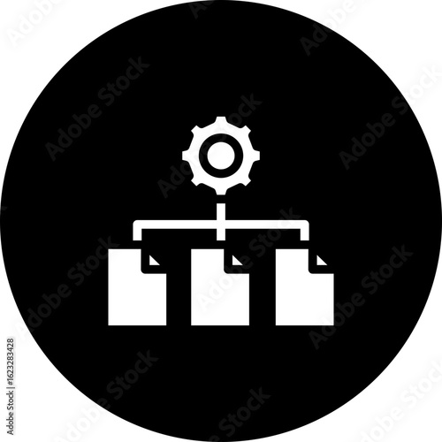 Workflow Vector Icon Design