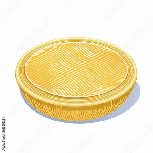 Soap dish with ridged surface
