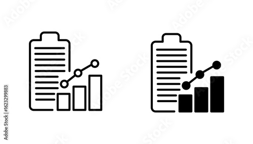 battery performance line icon set, vector illustration, pictogram isolated on white background. color editable
