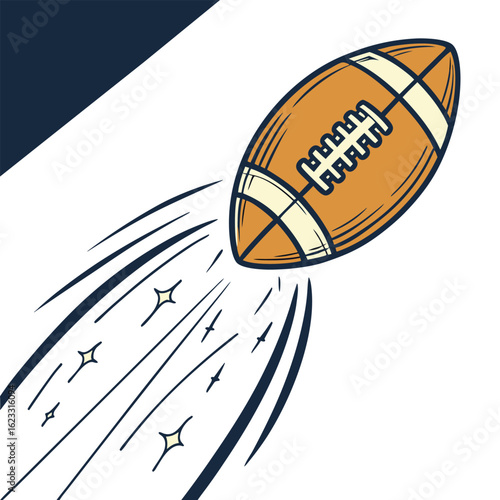 Flying missile like a rocket vector art design