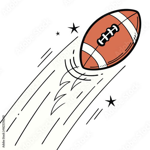 Flying missile like a rocket vector art design