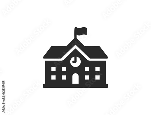School & Education Linear Icon Set – Back to School, Classroom, Students, and Online Learning Web & App Icons