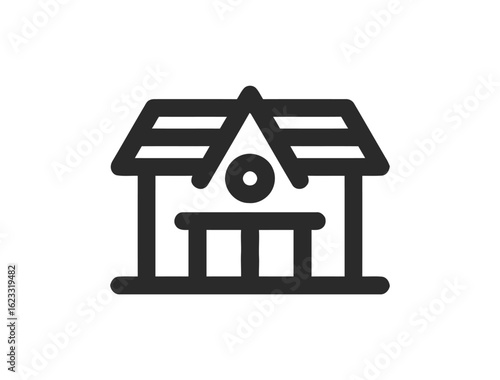 School & Education Linear Icon Set – Back to School, Classroom, Students, and Online Learning Web & App Icons