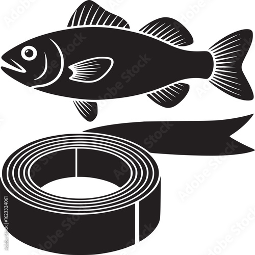 Fish and Tape Icon