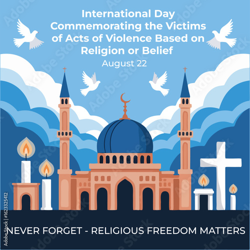 Commemoration design for victims of religious violence – August 22 observance
