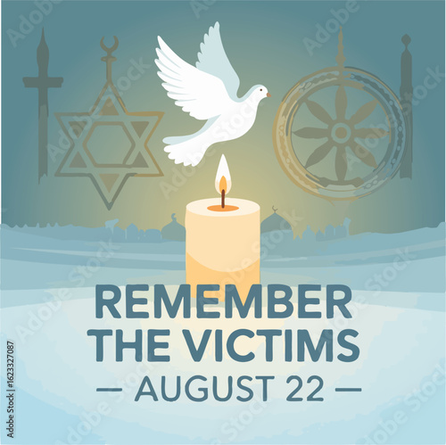 Commemoration design for victims of religious violence – August 22 observance