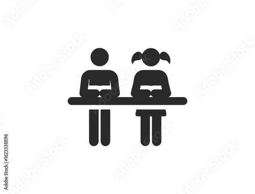 School & Education Linear Icon Set – Back to School, Classroom, Students, and Online Learning Web & App Icons