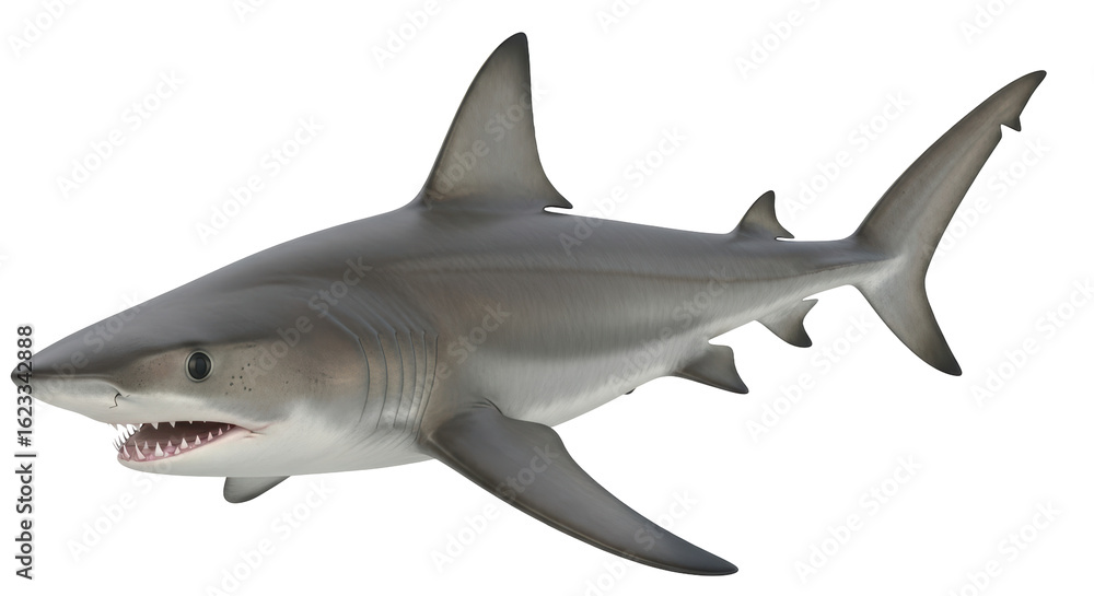 Fototapeta premium Isolated large shark